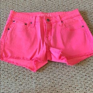 big star hot pink jean shorts